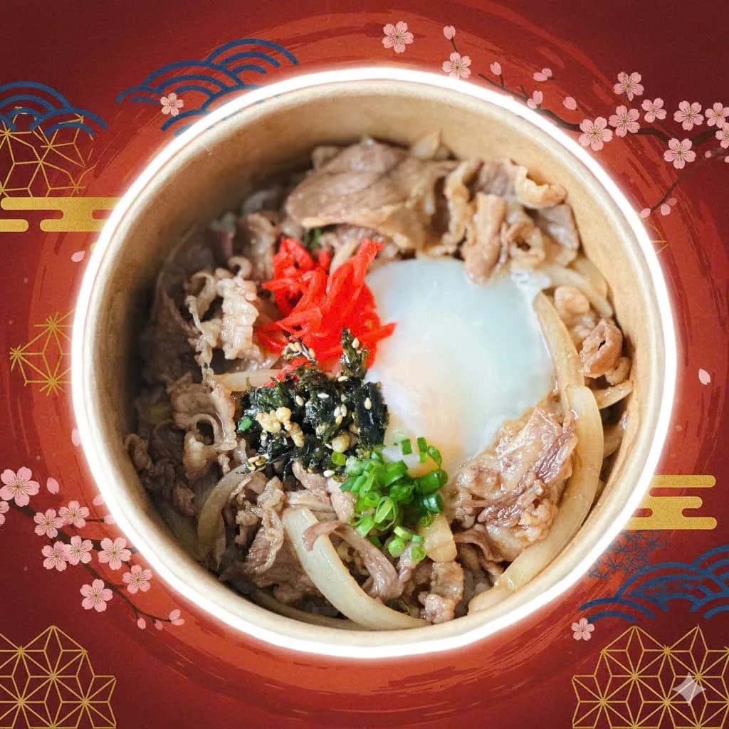 TÔ CƠM THỊT BÒ MỸ SỐT TERIYAKI - TERIYAKI BEFF RICE BOWL