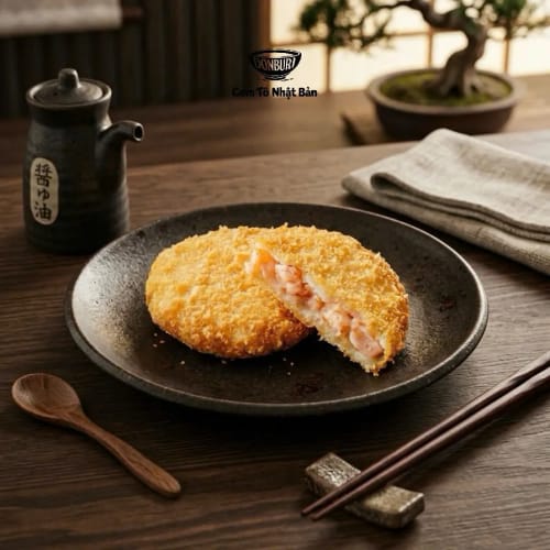 BÁNH BURGER TÔM