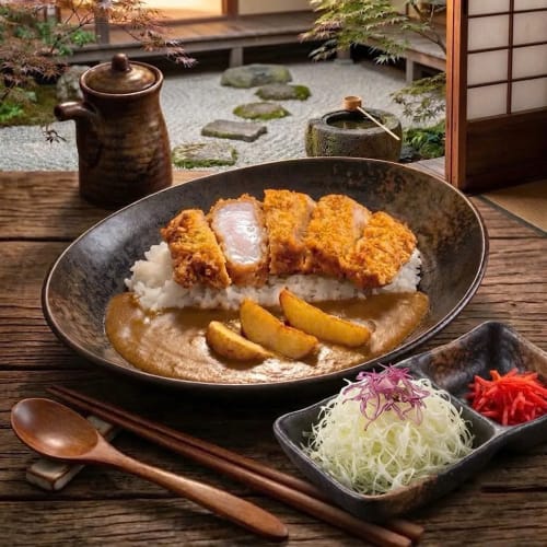 TÔ CƠM CÀ RI THỊT HEO CHIÊN XÙ - KATSU CURRY