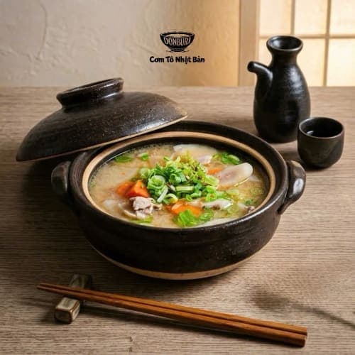 SUP THỊT HEO MISO RAU CỦ - BUTA MISO NABE