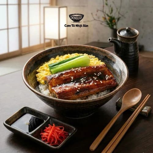 TÔ CƠM LƯƠN NHẬT NƯỚNG SỐT TERIYAKI-TERIYAKI UNADON