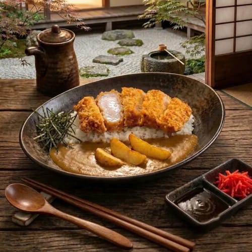 TÔ CƠM CÀ RI THỊT HEO CHIÊN XÙ - KATSU CURRY