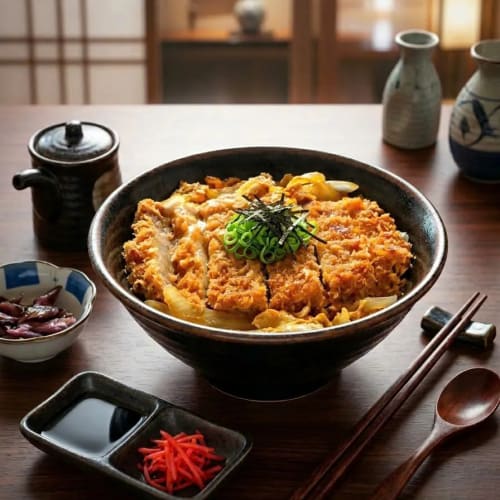 TÔ CƠM THỊT HEO CHIÊN XÙ - KATSUDON