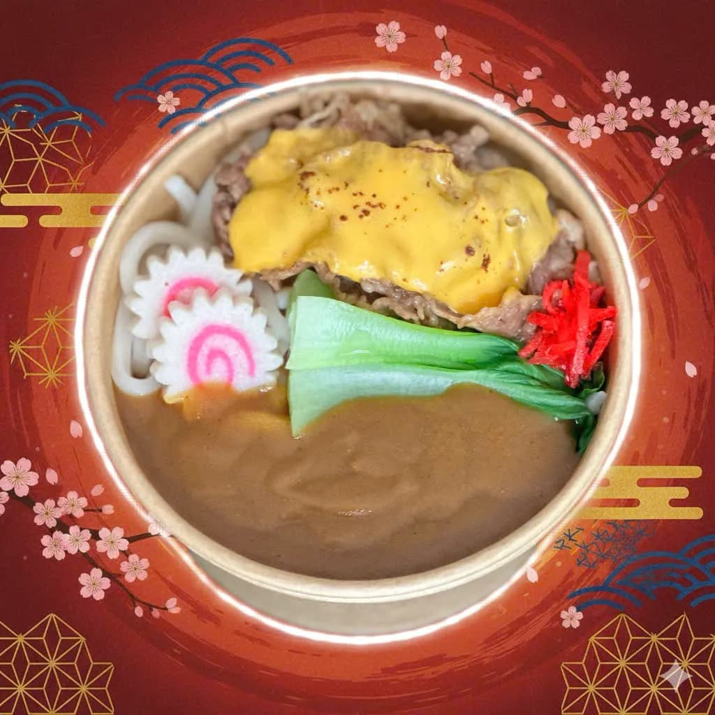 MÌ UDON CÀ RI PHÔ MAI BÒ MỸ - BEFF CURRY UDON